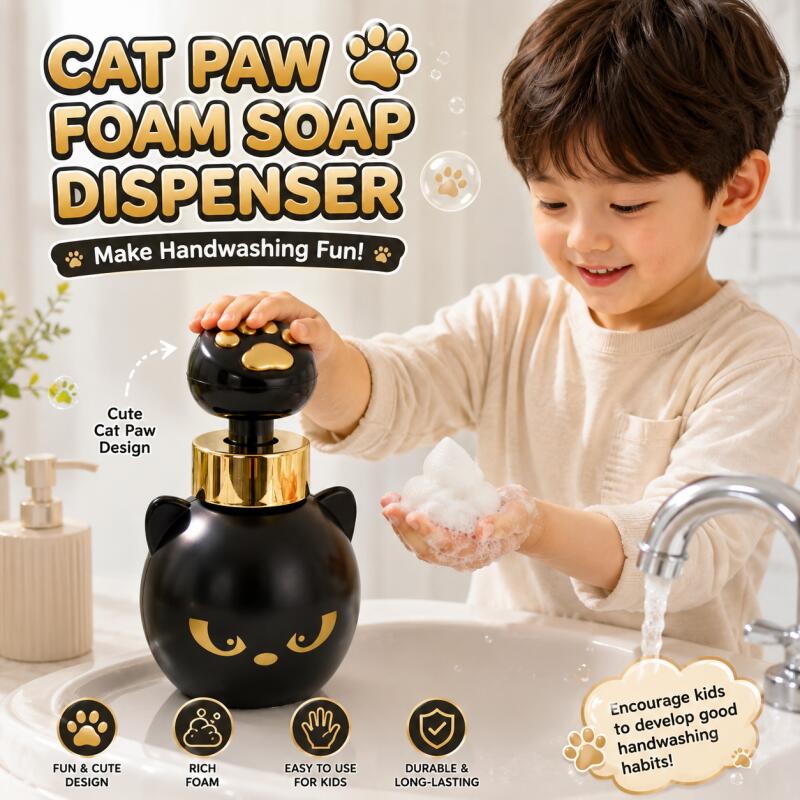 Baby Products Soap - Cat Paw Shape Foam Soap Dispenser