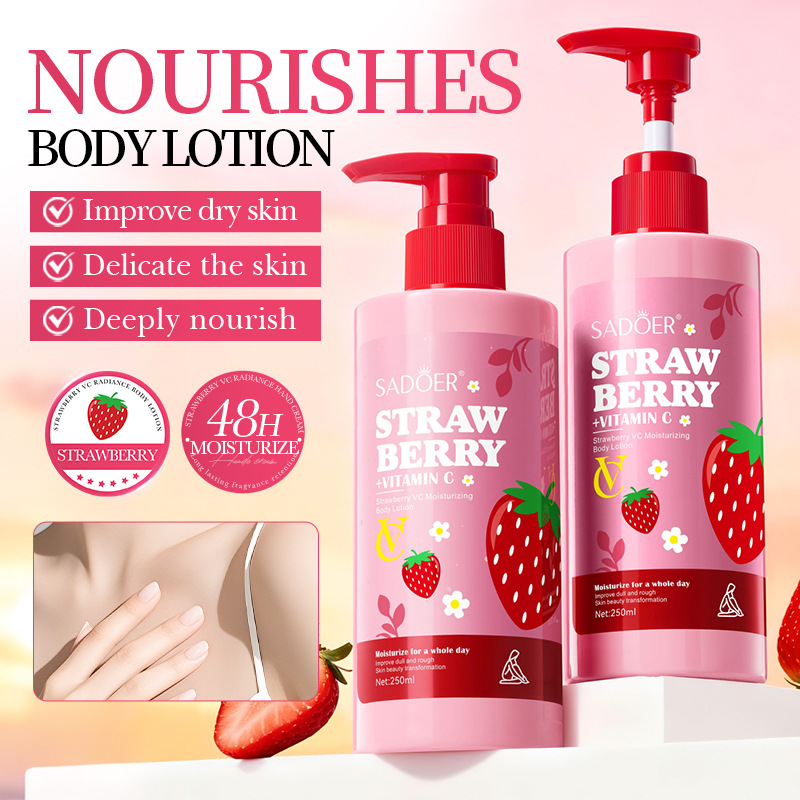 Baby Products Lotion - Strawberry VC Moisturizing Body Lotion Whitening