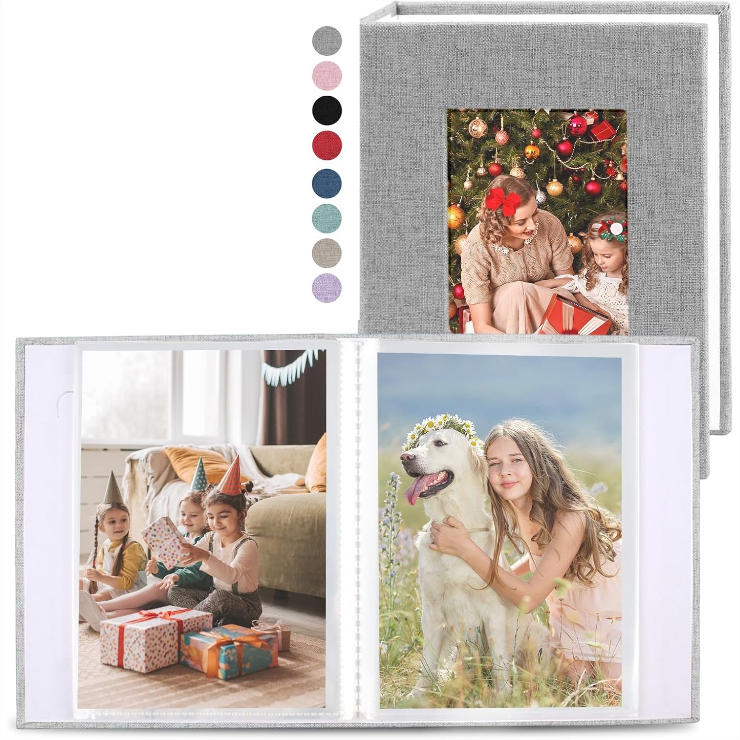 2 Pack Photo Album 4x6 Linen C - Baby Products Pictures incelemesi ve fiyatı