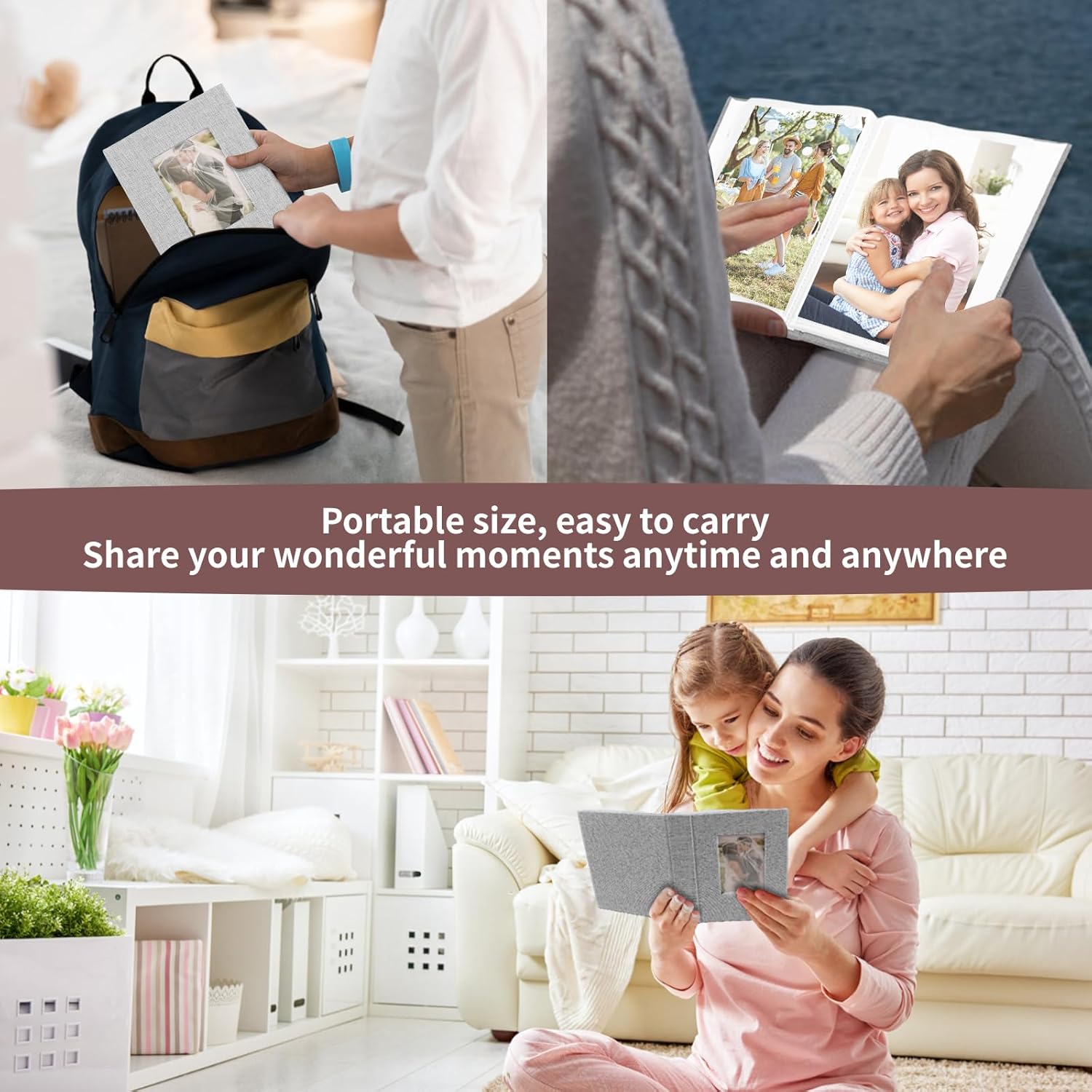 2 Pack Photo Album 4x6 Linen C - Baby Products Pictures incelemesi ve fiyatı