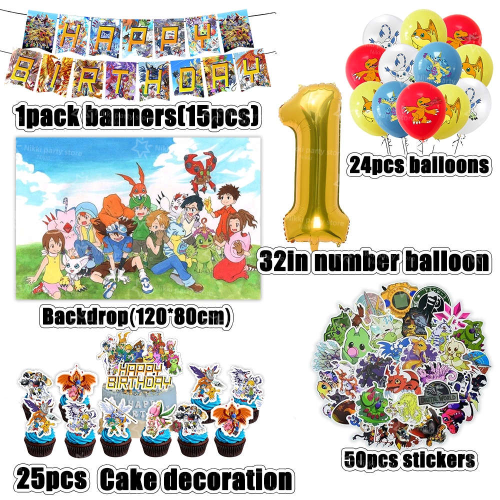 Digimon Birthday Decoration Ca - Baby Products Pictures incelemesi ve fiyatı