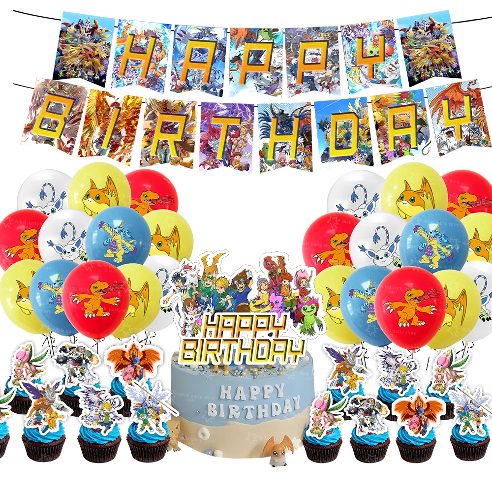 Digimon Birthday Decoration Ca - Baby Products Pictures incelemesi ve fiyatı