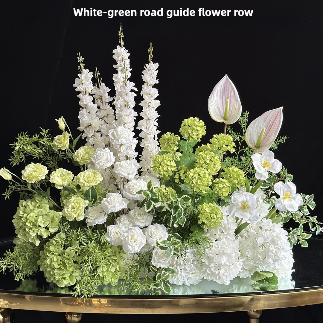 White and green wedding path f - Baby Products Wholesale incelemesi ve fiyatı