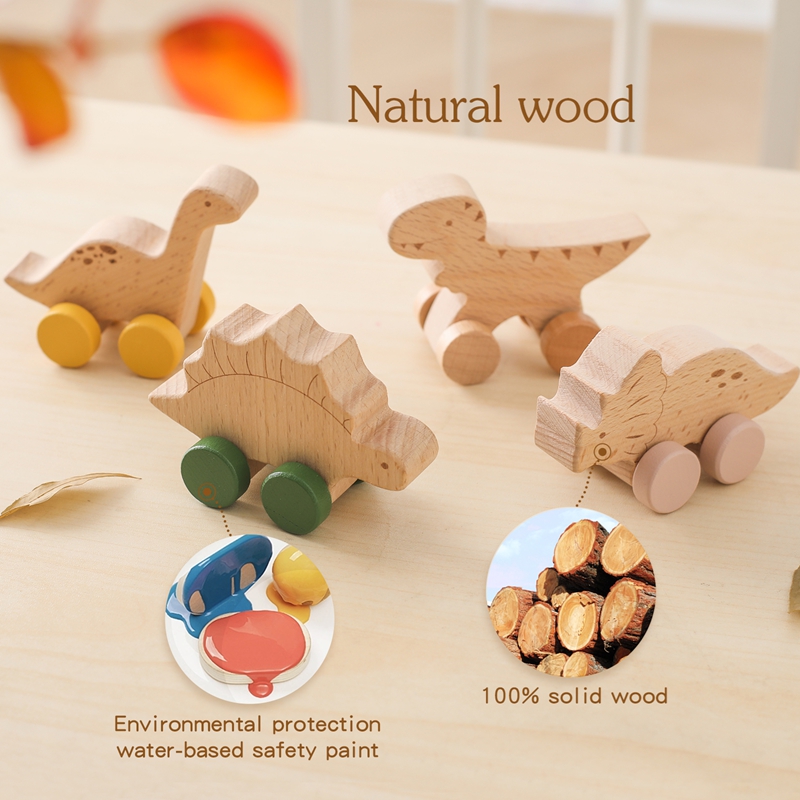 1PC Baby Toy Beech Wood Block  - Baby Products Natural incelemesi ve fiyatı