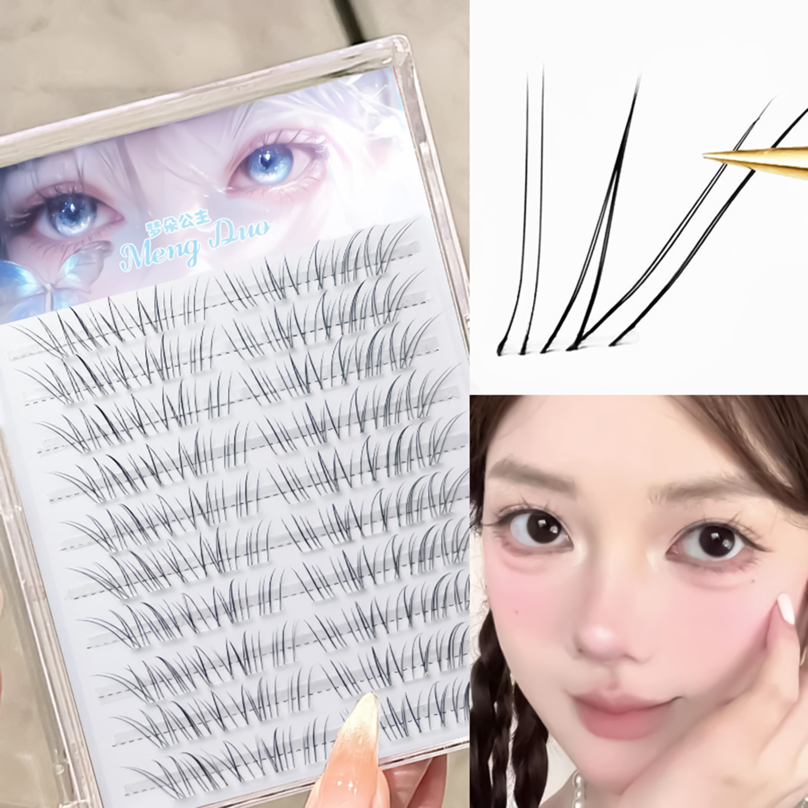 Korean Style False Eyelashes B - Baby Products Natural incelemesi ve fiyatı