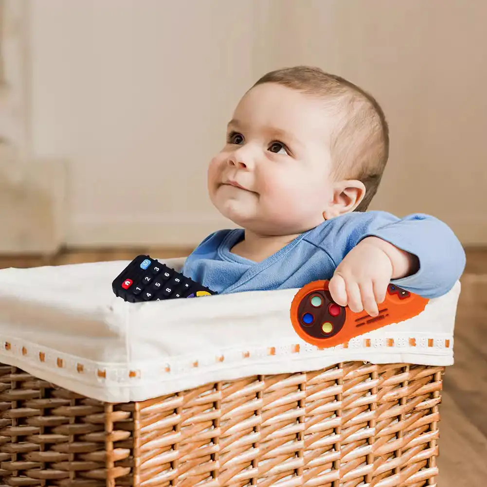 Baby Silicone Teether Toys Rem - Baby Products Natural incelemesi ve fiyatı