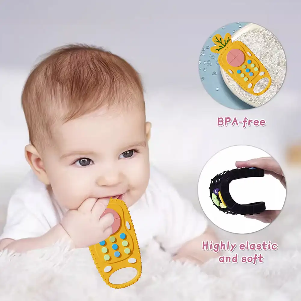 Baby Silicone Teether Toys Rem - Baby Products Natural incelemesi ve fiyatı