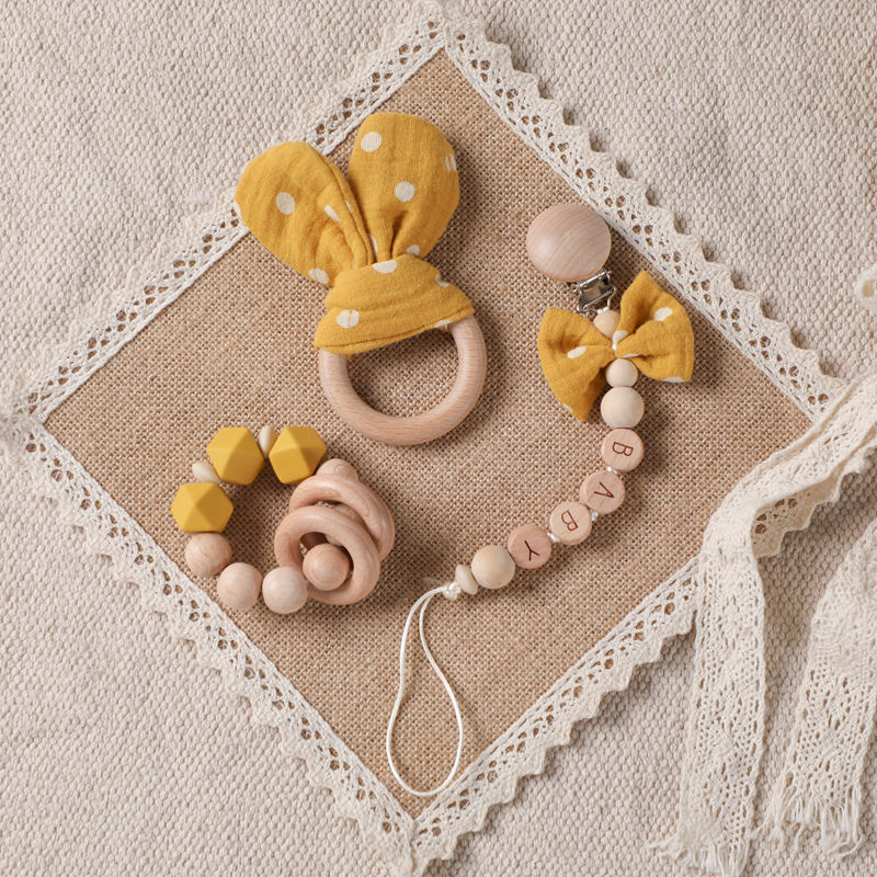 1pc Baby Rattle Wooden Ring Be - Baby Products Pictures incelemesi ve fiyatı