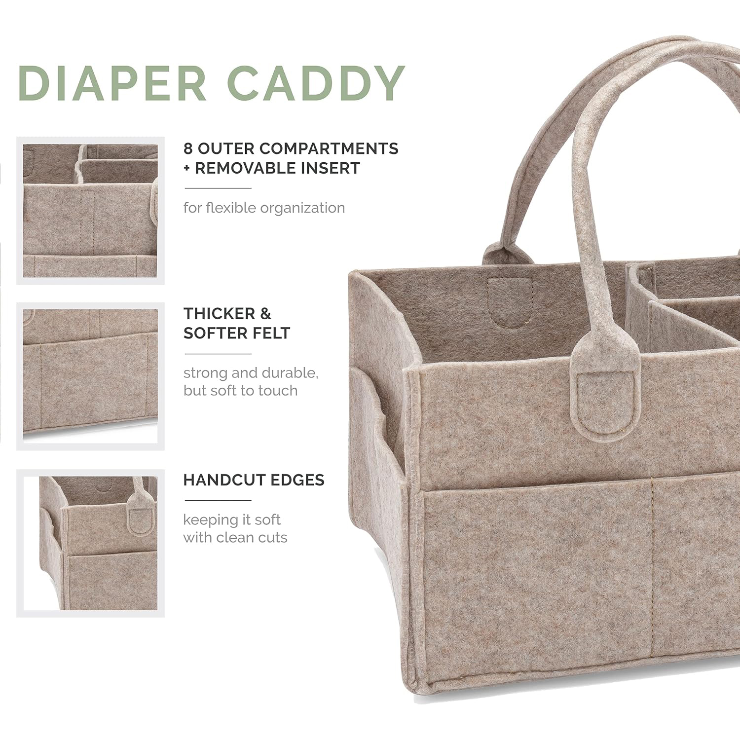 Diaper Caddy - Nursery Storage - Baby Products Basket incelemesi ve fiyatı