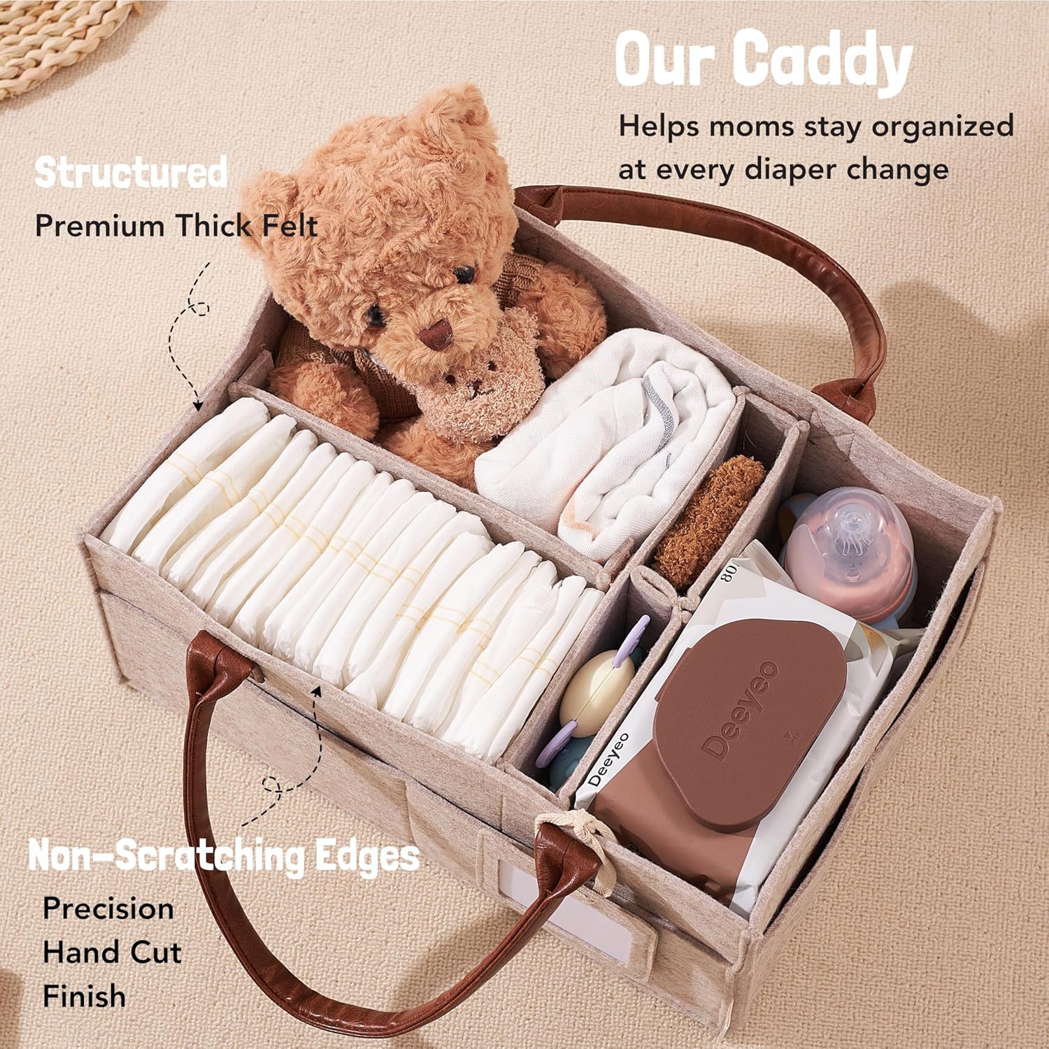 Baby Felt Storage Nursery Orga - Baby Products Basket incelemesi ve fiyatı