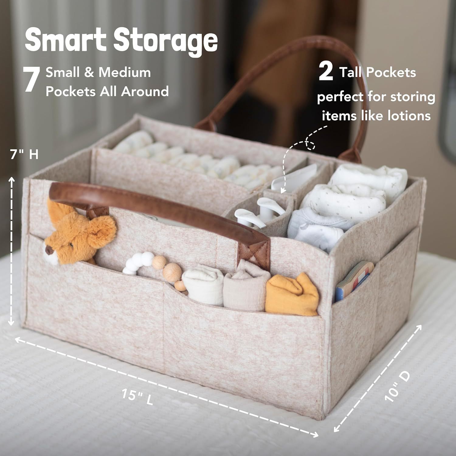 Baby Felt Storage Nursery Orga - Baby Products Basket incelemesi ve fiyatı
