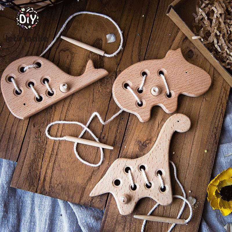 Wooden Kindergarten Mouse Thre - Baby Products Natural incelemesi ve fiyatı