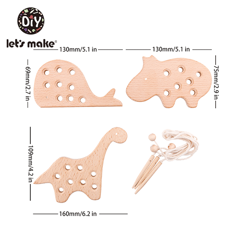 Wooden Kindergarten Mouse Thre - Baby Products Natural incelemesi ve fiyatı