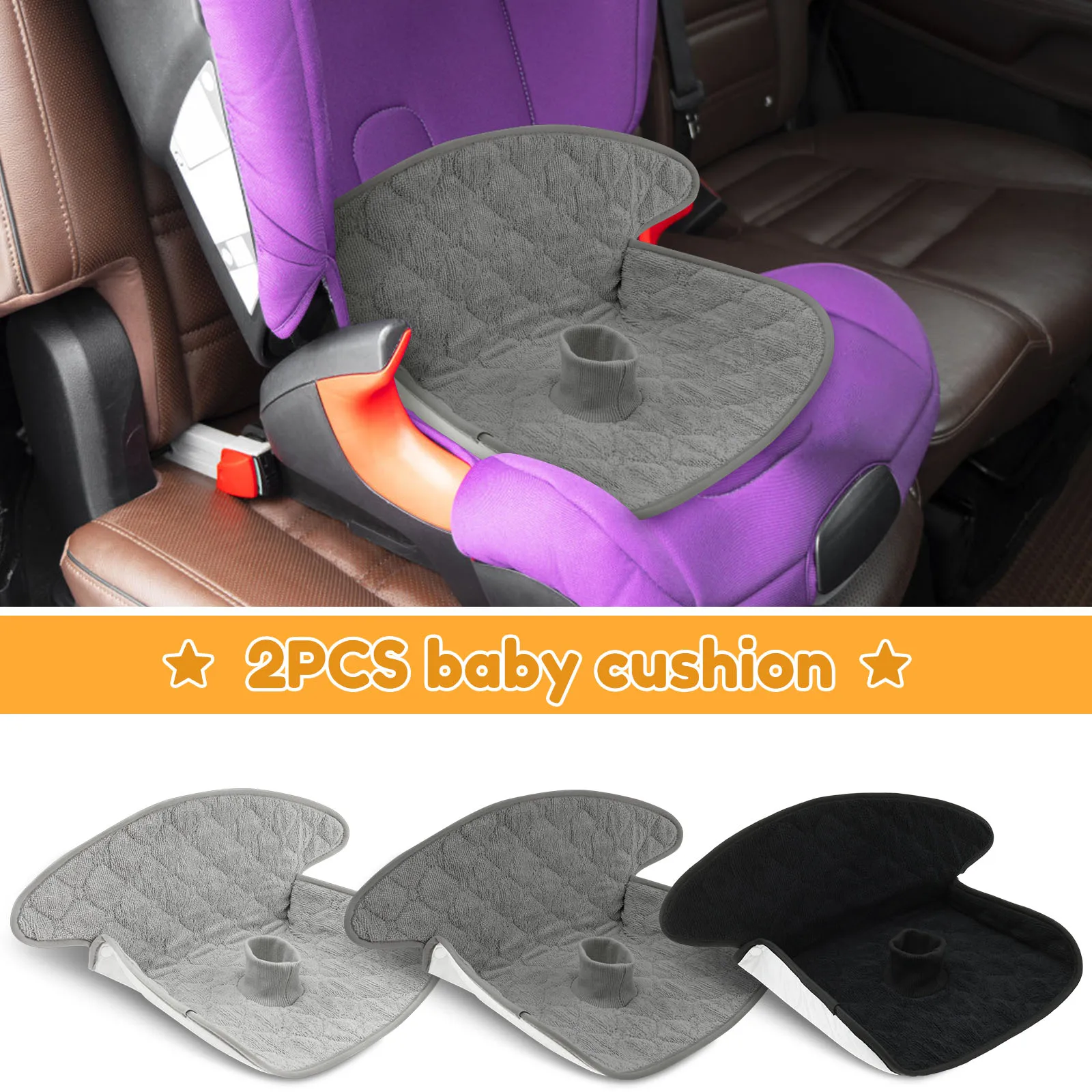 2 Pcs Baby Piddle Pad Polyeste - Infant Car Seat Cover incelemesi ve fiyatı