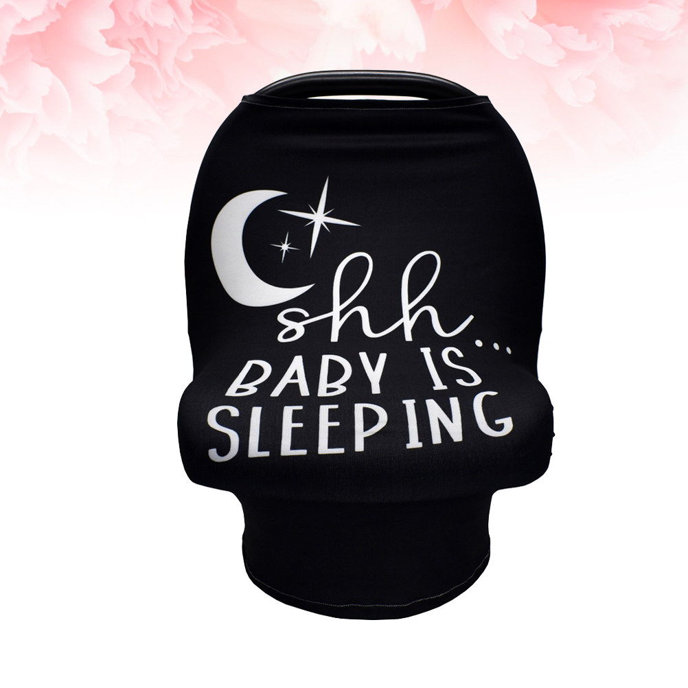Baby Nursing Cover Black Multi - Infant Car Seat Cover incelemesi ve fiyatı
