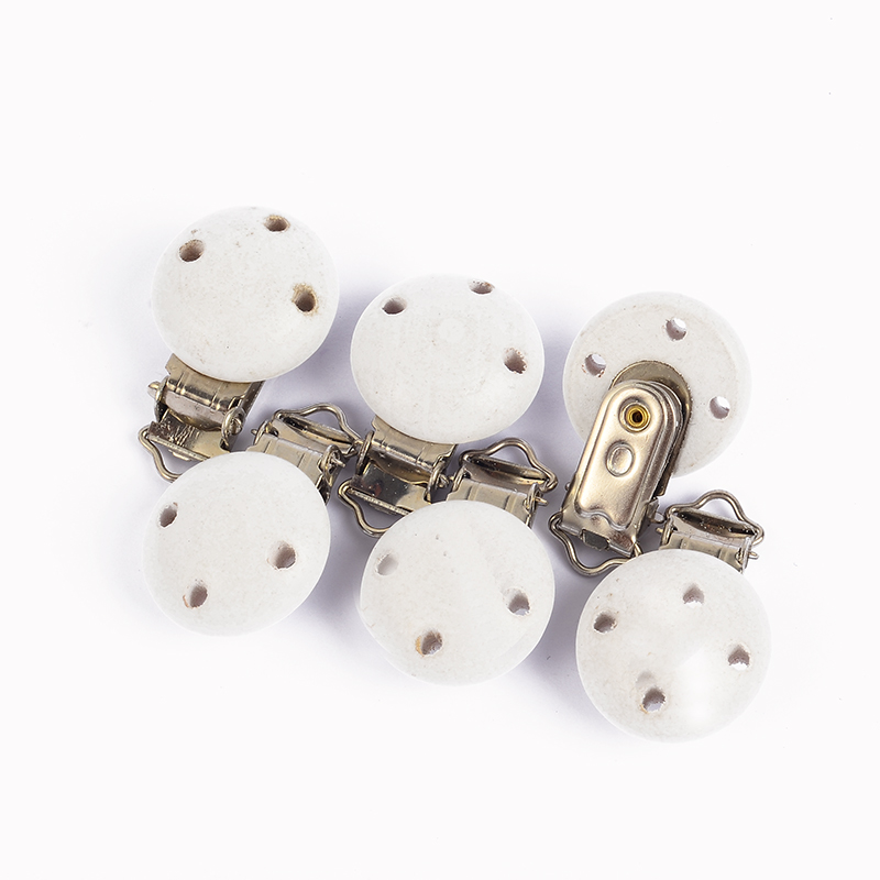 10Pcs Round Wood Pacifier Clip - Baby Products Wholesale incelemesi ve fiyatı