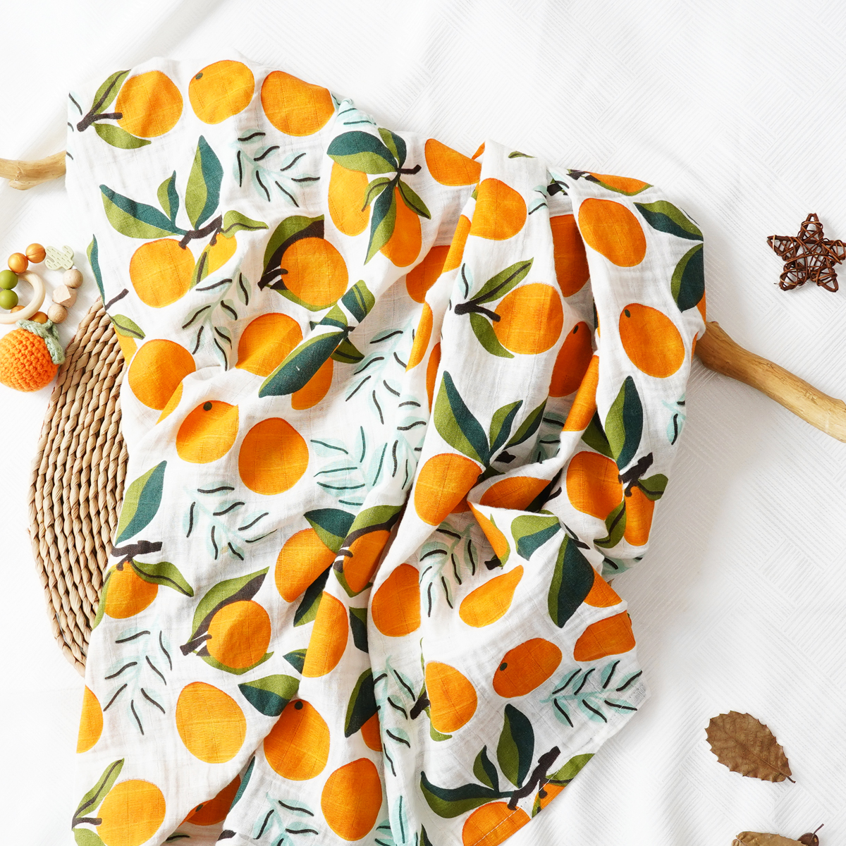 1PCS Baby Muslin Swaddle 120*1 - Baby Sleep Sack incelemesi ve fiyatı