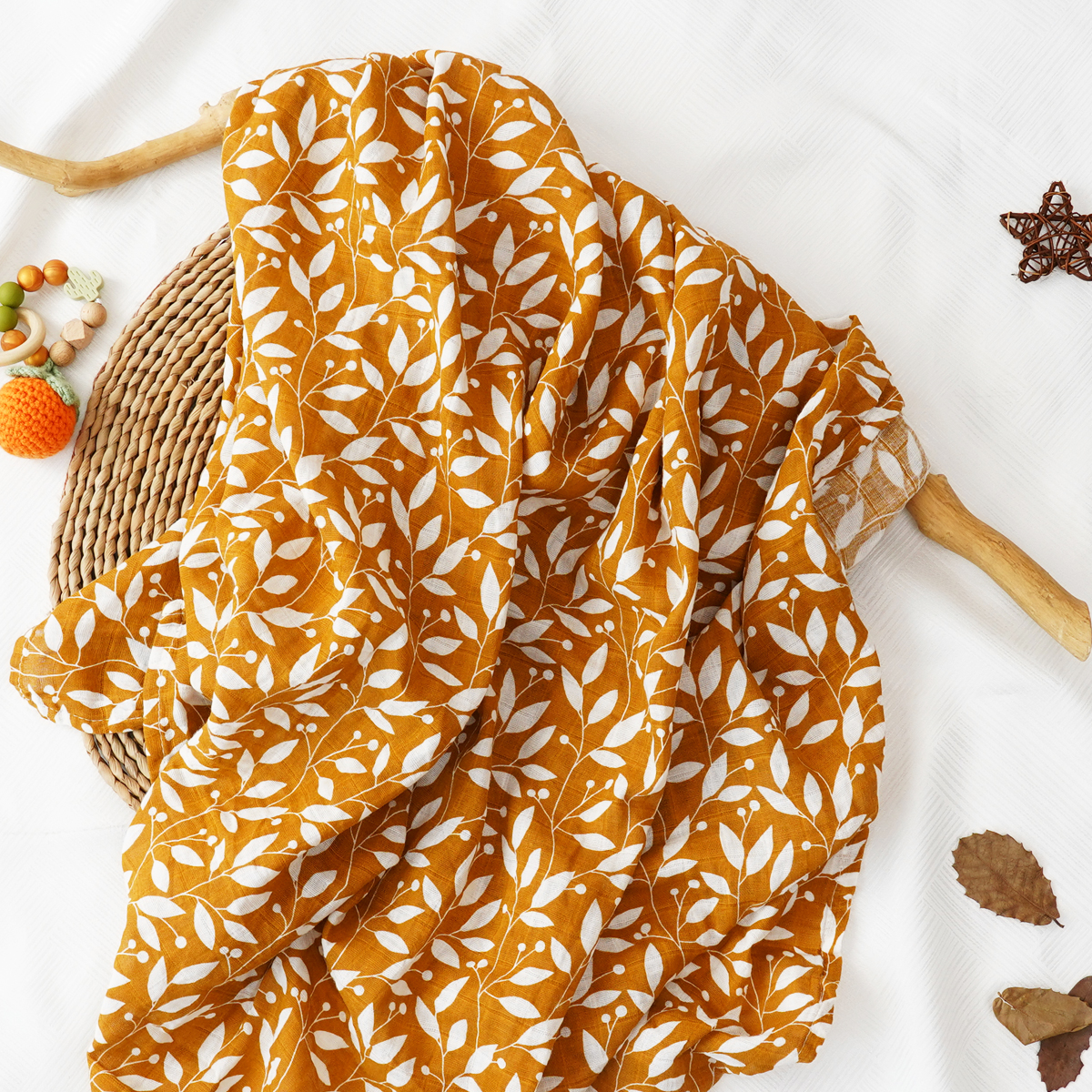 1PCS Baby Muslin Swaddle 120*1 - Baby Sleep Sack incelemesi ve fiyatı