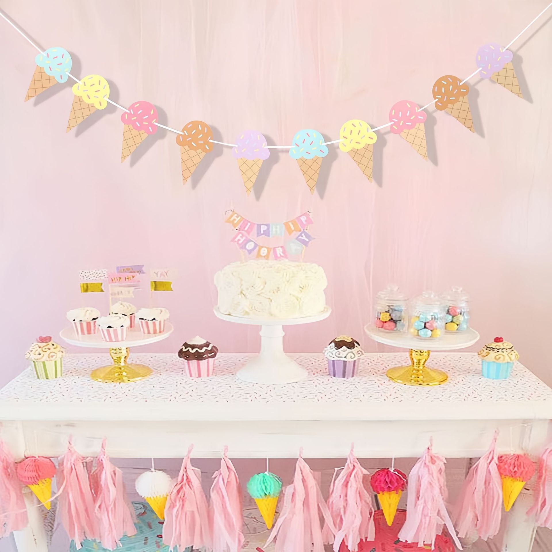 Sweet Ice Cream Theme Paper Ba - Baby Products Lotion incelemesi ve fiyatı