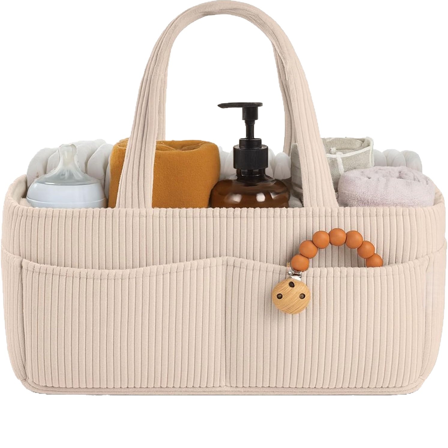New Corduroy Diaper Caddy Orga - Baby Products Basket incelemesi ve fiyatı