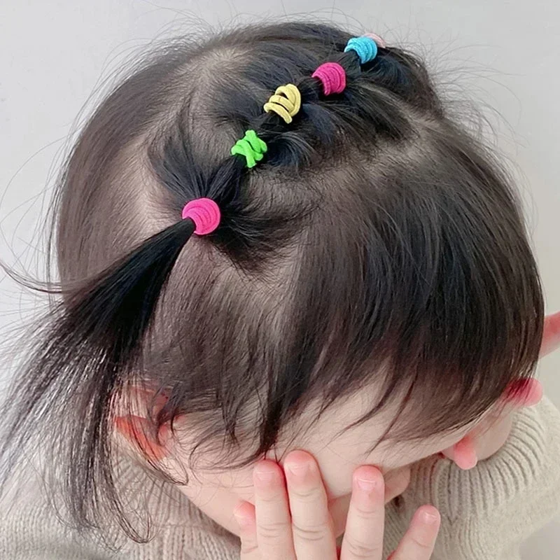 100pcs/Bag Elastic Hair Bands  - Baby Products Wholesale incelemesi ve fiyatı