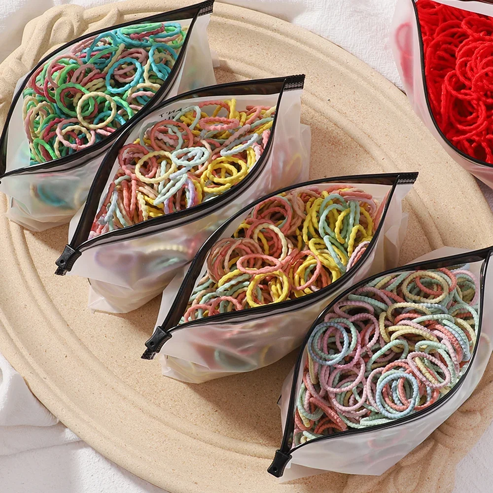 100pcs/Bag Elastic Hair Bands  - Baby Products Wholesale incelemesi ve fiyatı