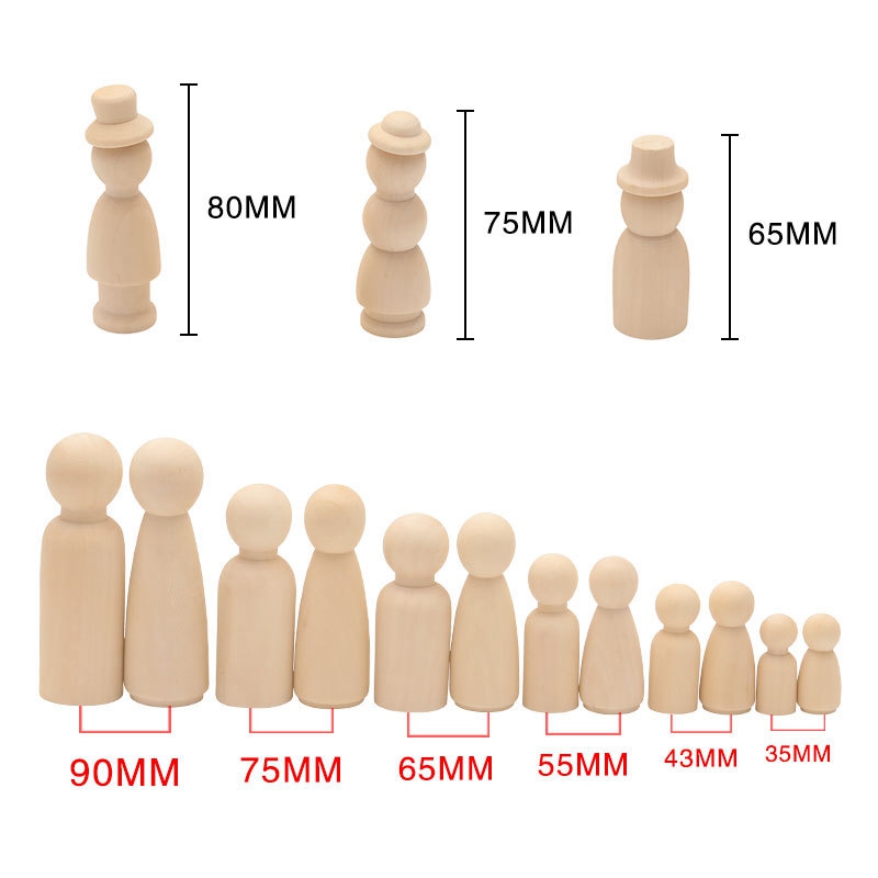 Wholesale 50Pc 75Mm/90Mm Wood  - Baby Products Wholesale incelemesi ve fiyatı