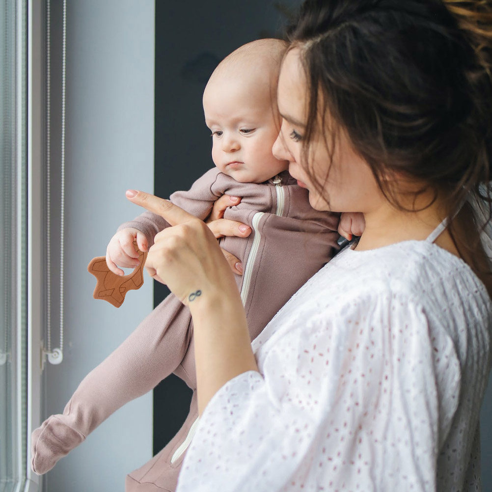 2Pcs Baby Teething Accessories - Baby Products Natural incelemesi ve fiyatı