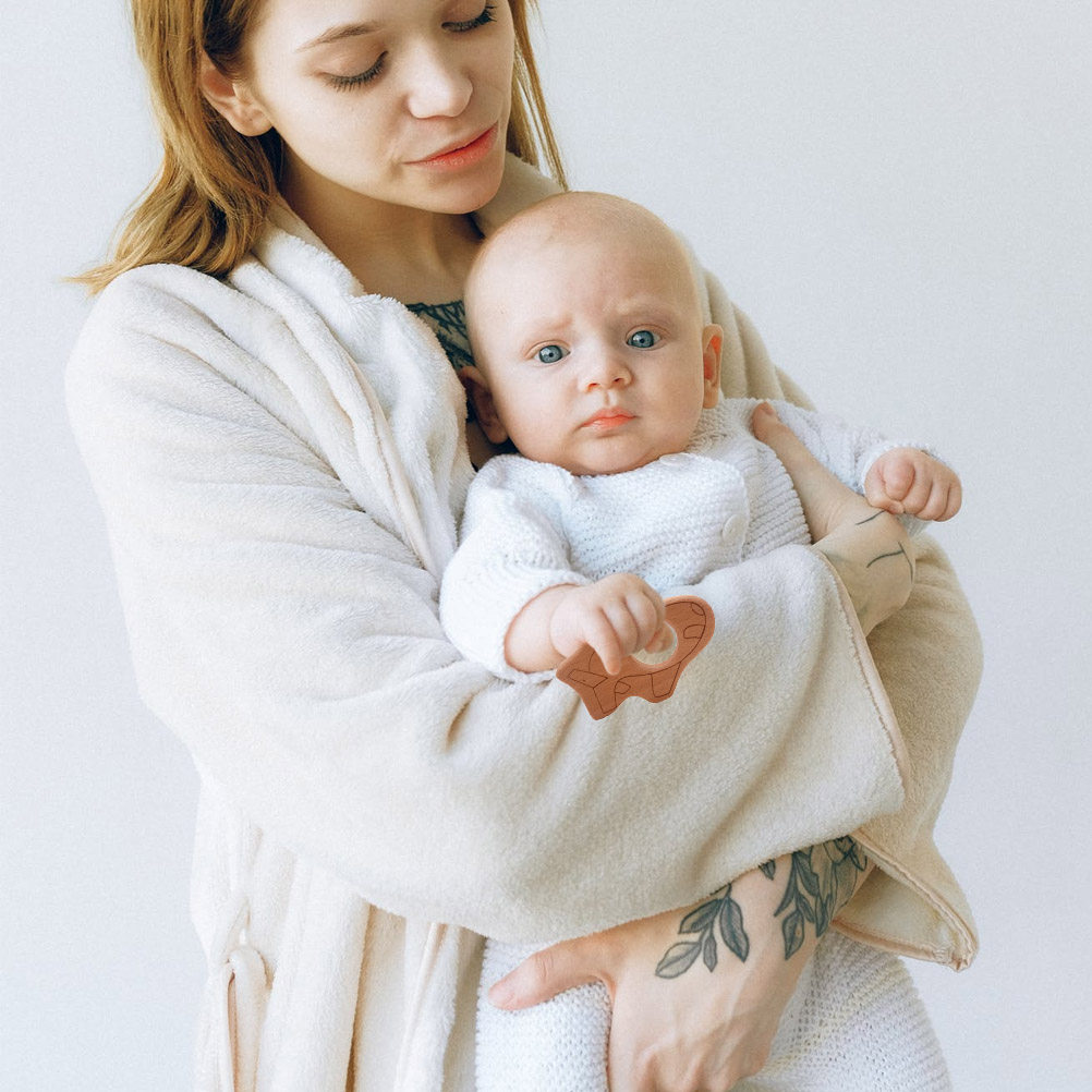 2Pcs Baby Teething Accessories - Baby Products Natural incelemesi ve fiyatı