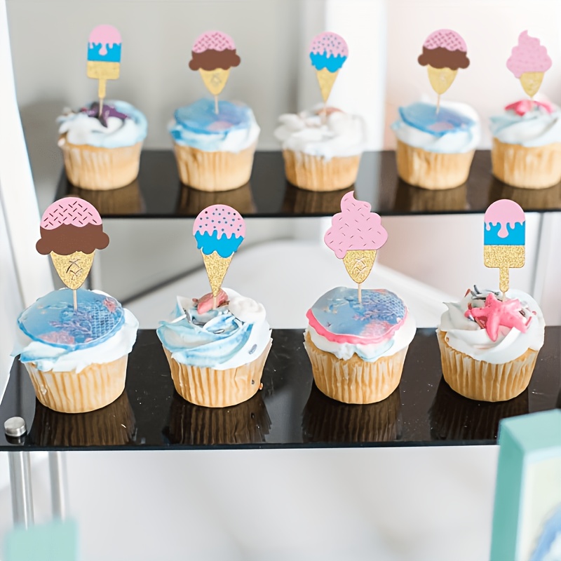 12Pc Glitter Ice Cream Cupcake - Baby Products Lotion incelemesi ve fiyatı